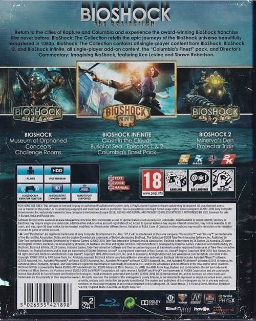 Bioshock - The Collection - PS4 (A Grade) (Genbrug)